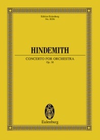 Hindemith: Concerto for Orchestra Opus 38 (Study Score) published by Eulenburg